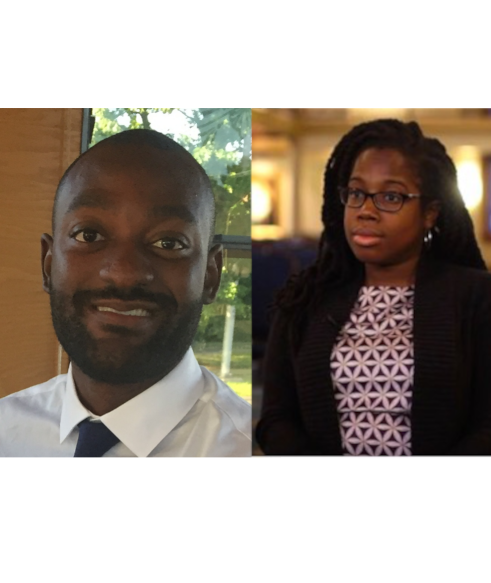 Collage of two new faculty members, Dr. Marcus Johnson and Dr. Chryl Laird