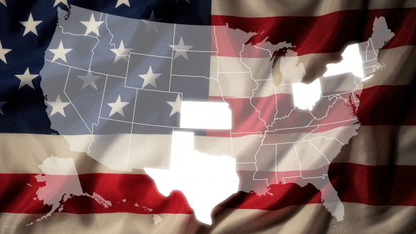 Five races in four states — Texas, Kansas, Ohio and New York — could have an outsized impact on the balance of power in Congress. (Images via Unsplash)