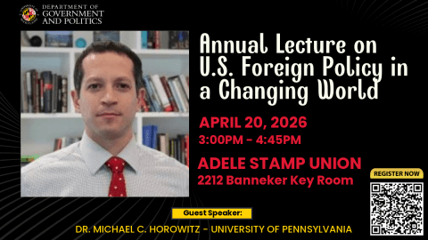 Annual Lecture on U.S. Foreign Policy in a Changing World, April 20, 2026