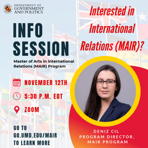 MAIR Info Session Flyer
