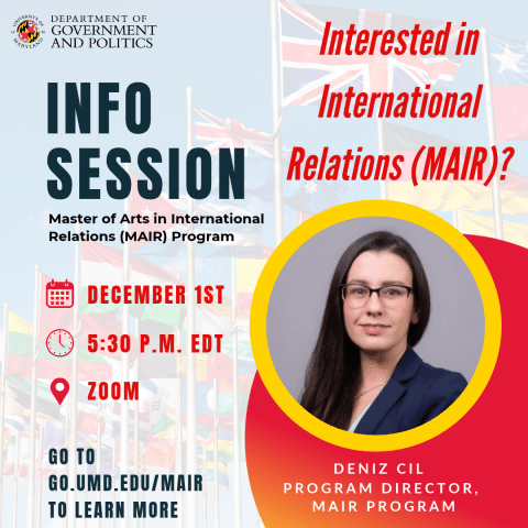 MAIR Info Session Flyer